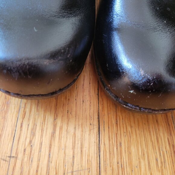 Dansko Black Leather Clogs 36 Professional Comfort‎ Nurse Shoes 6 SIENNA - Picture 8 of 11